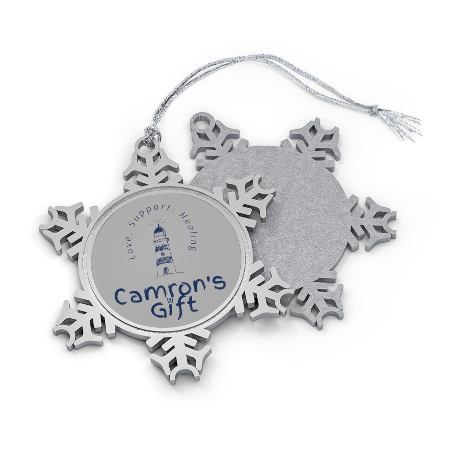 Pewter Snowflake Ornament
