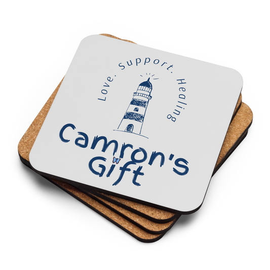 Cork-back coaster