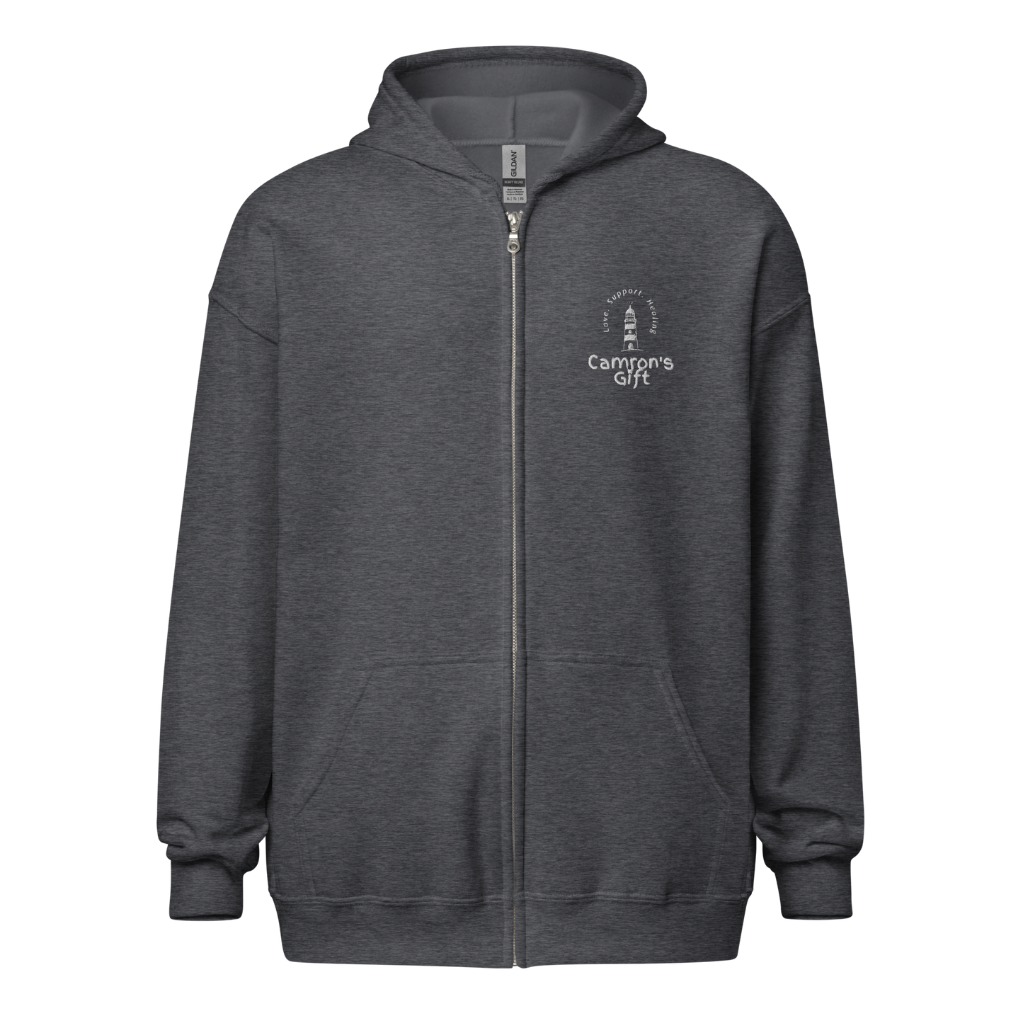 Unisex heavy blend zip hoodie